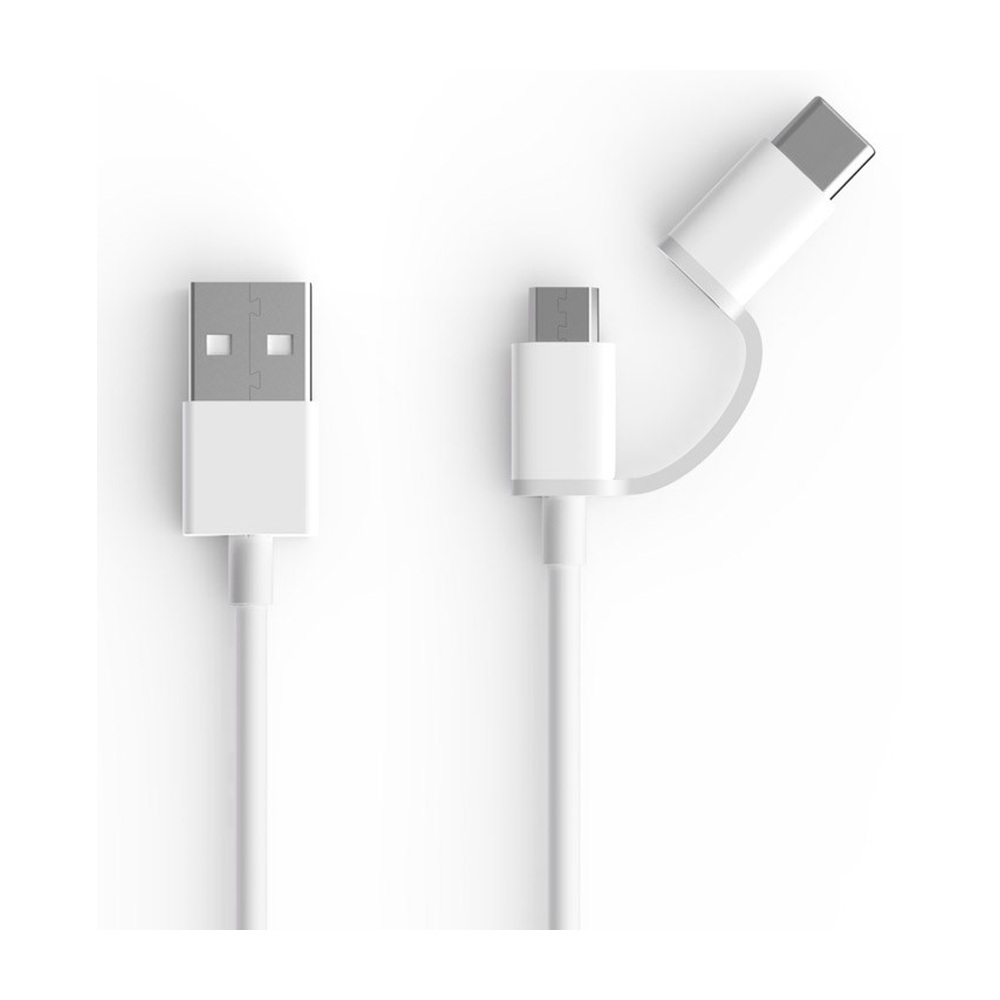 Кабель 2in1 USB Type-C/Micro ZMI AL501 100см