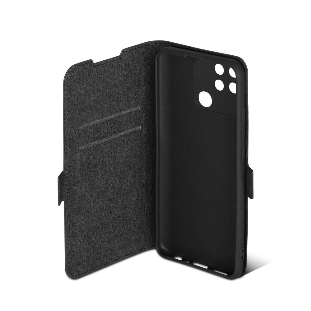 Чехол с флипом для Realme Narzo 50A DF rmFlip-25 (black)