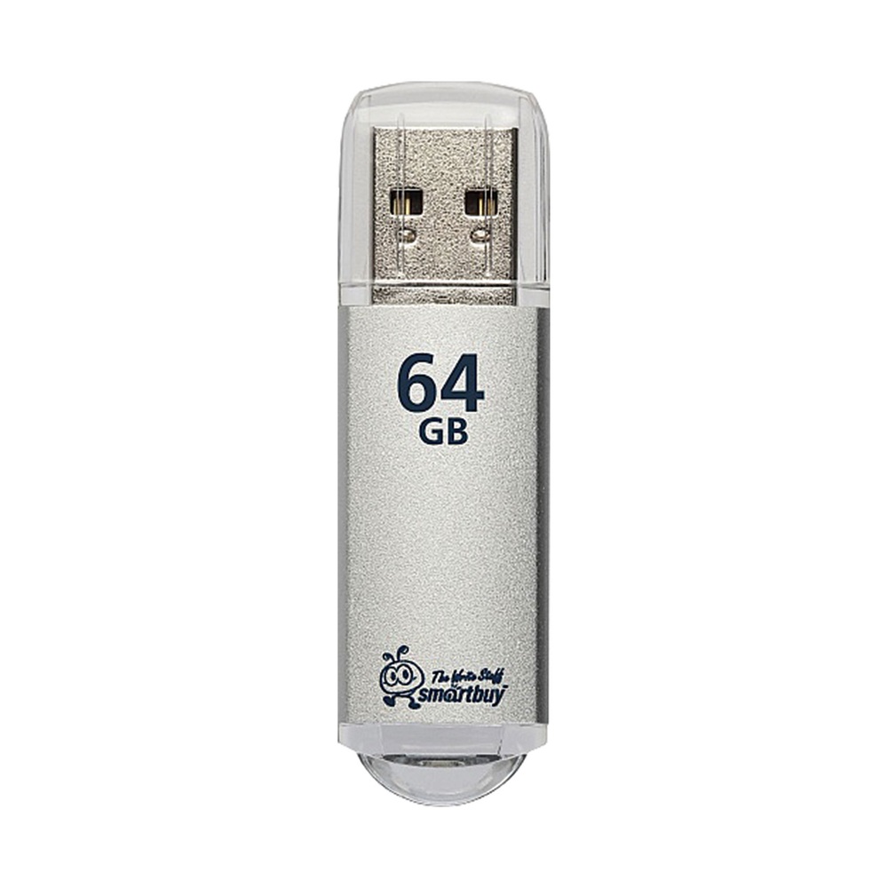 USB-накопитель SmartBuy V-Cut 64 ГБ USB 3.0 Silver