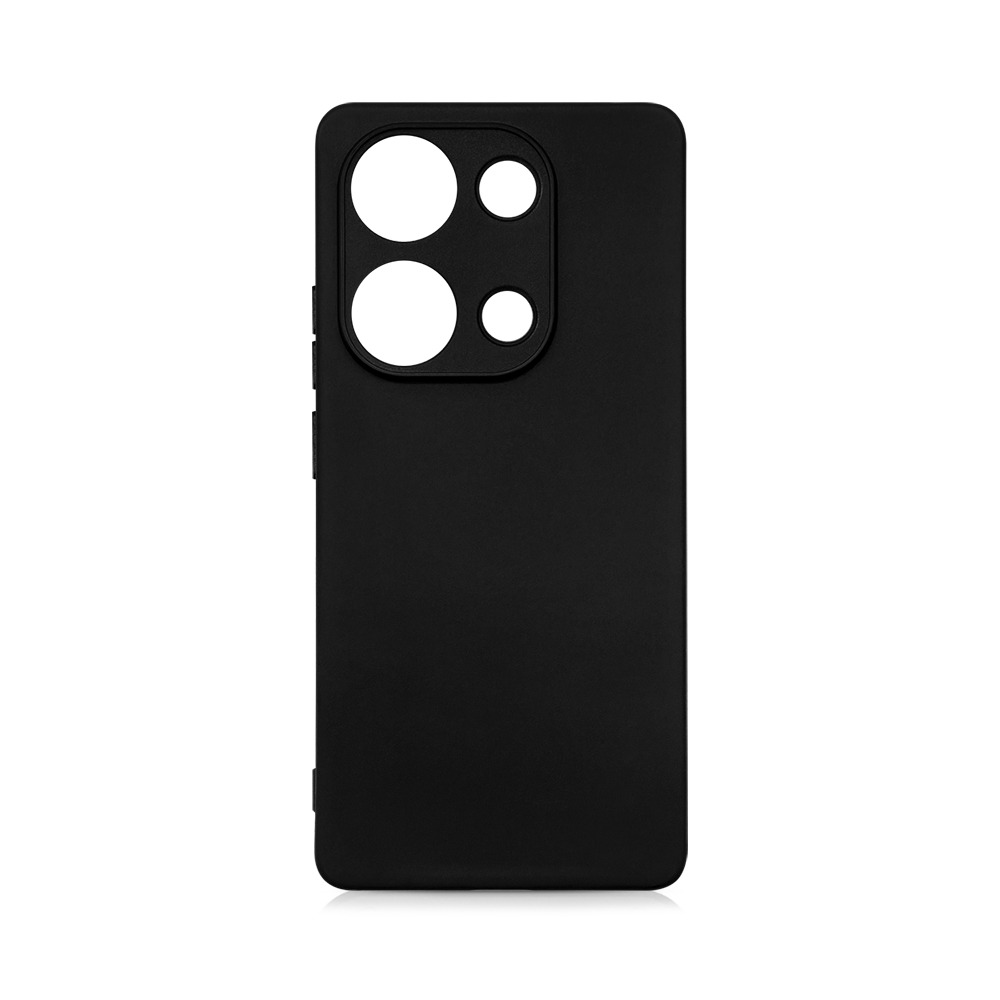 Силиконовый чехол для Poco M6 Pro (4G)/Xiaomi Redmi Note 13 Pro (4G) DF (black)