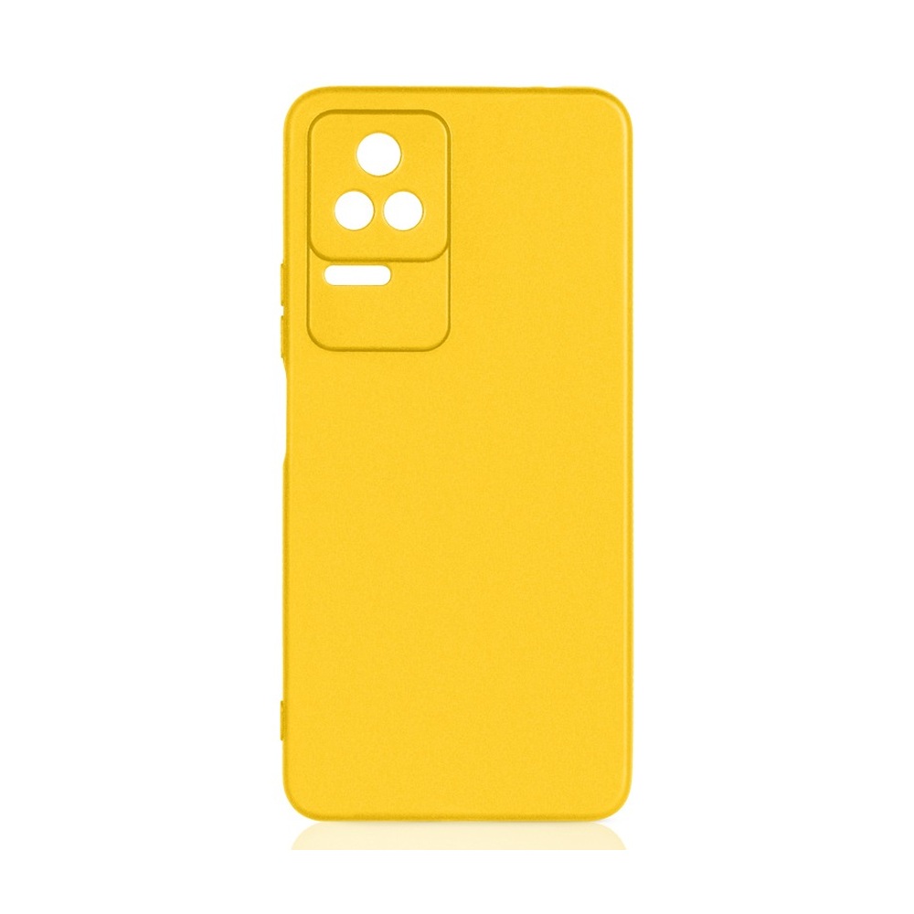 Силиконовый чехол для Poco F4 (5G) DF (yellow)