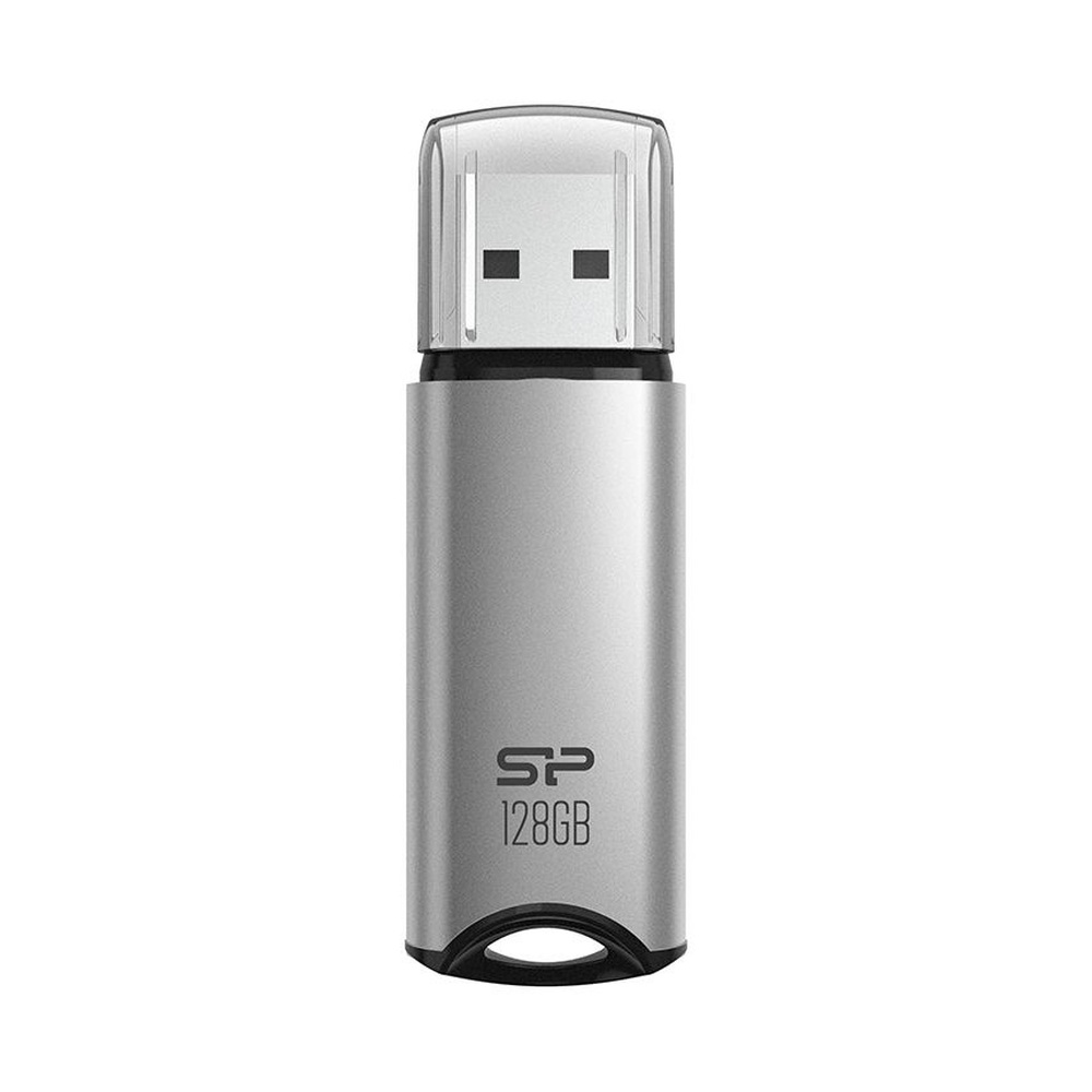 USB-накопитель Silicon Power Marvel M02 128 ГБ USB 3.2 (Silver)