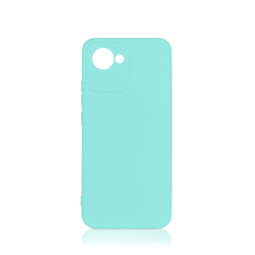 Силиконовый чехол для Realme C30 DF rmCase-18 (light green)