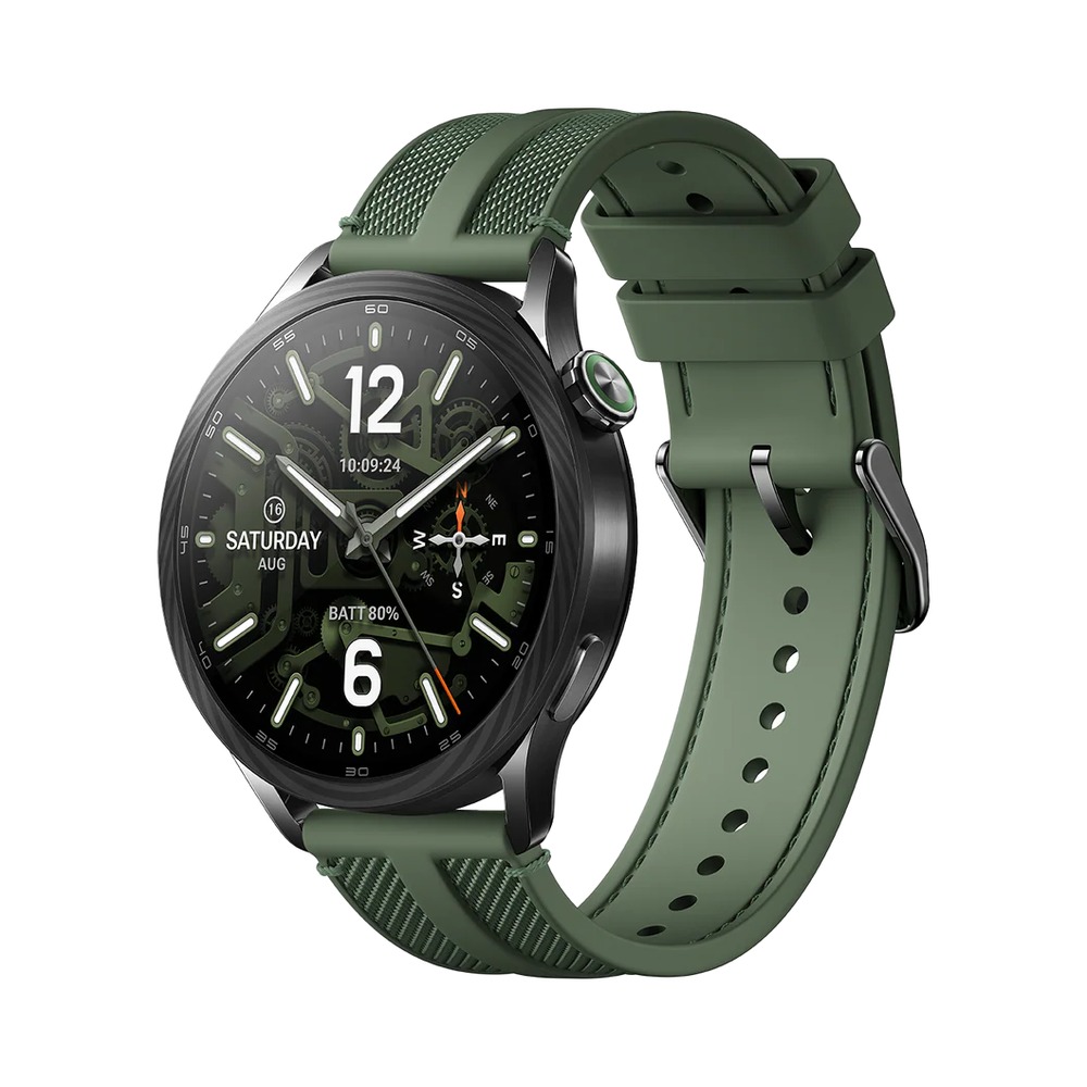 Смарт-часы Xiaomi Watch S5 46mm Fluororubber Nylon Strap (Jungle Green)