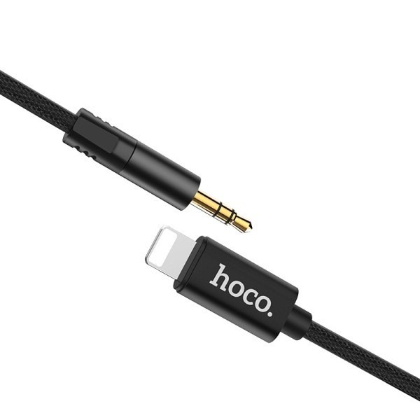 Кабель AUX-lightning Hoco 100см