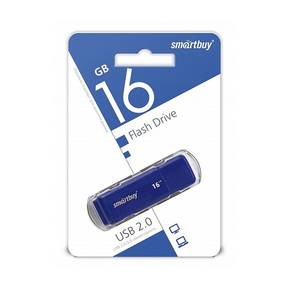 USB-накопитель SmartBuy Dock 16 ГБ USB 2.0 (Blue)