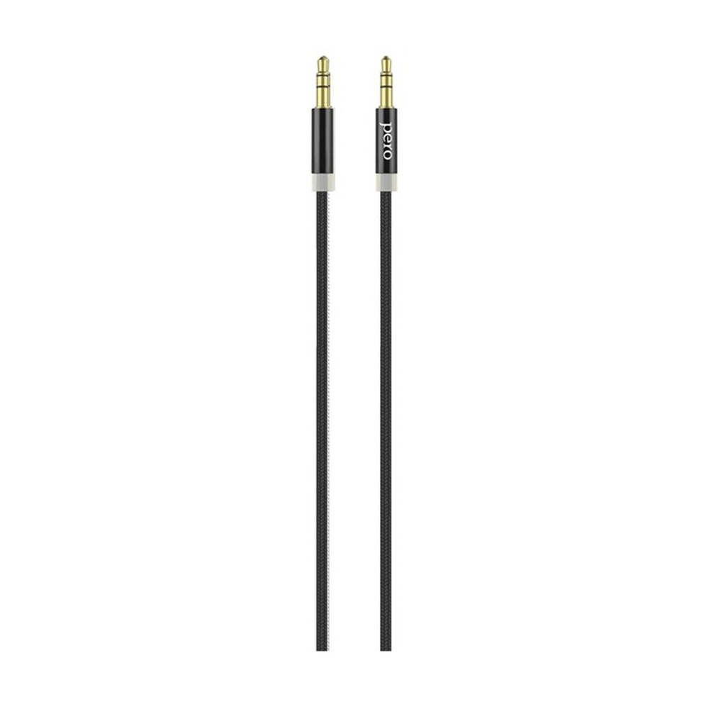 Кабель AUX PERO 3.5 JACK, 2м, Black