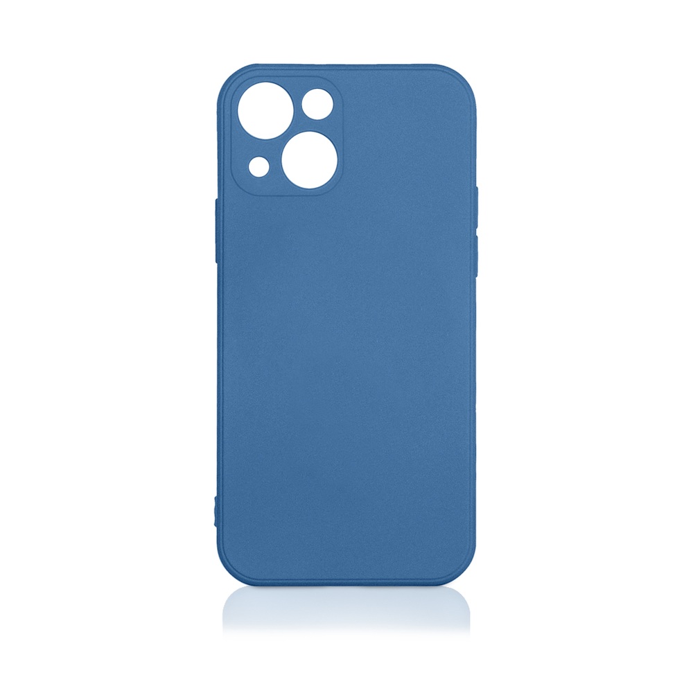 Силиконовый чехол для iPhone 13 mini DF (blue)