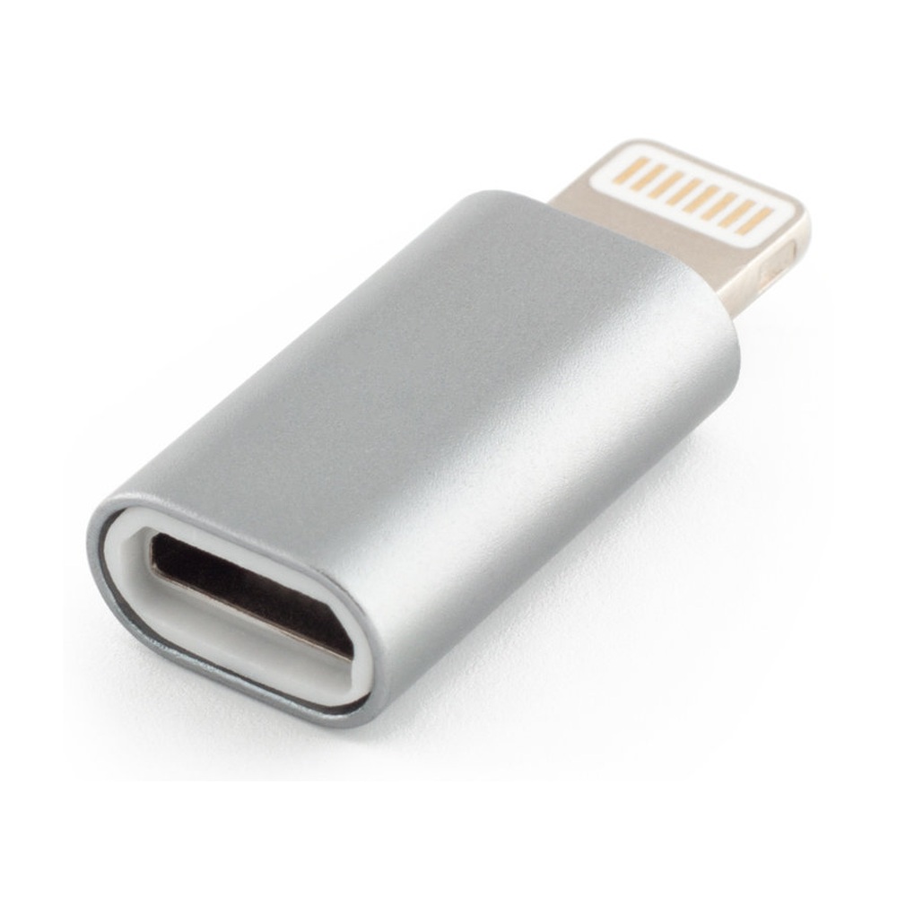 Переходник USB-A — Lightning Borofone OTG Apple серебристый