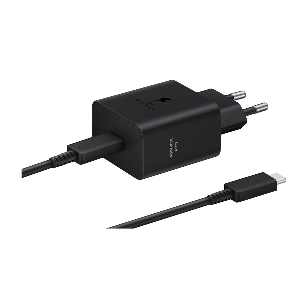 Зарядное устройство Samsung 45W черный c кабелем USB Type-C 1.8М (Оригинал)