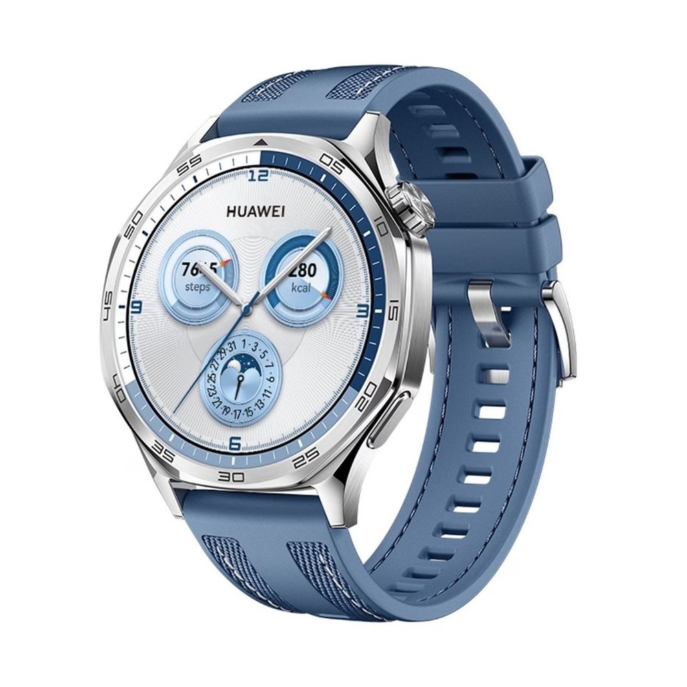 Смарт-часы HUAWEI WATCH GT 5 46mm Синий плетеный ремешок