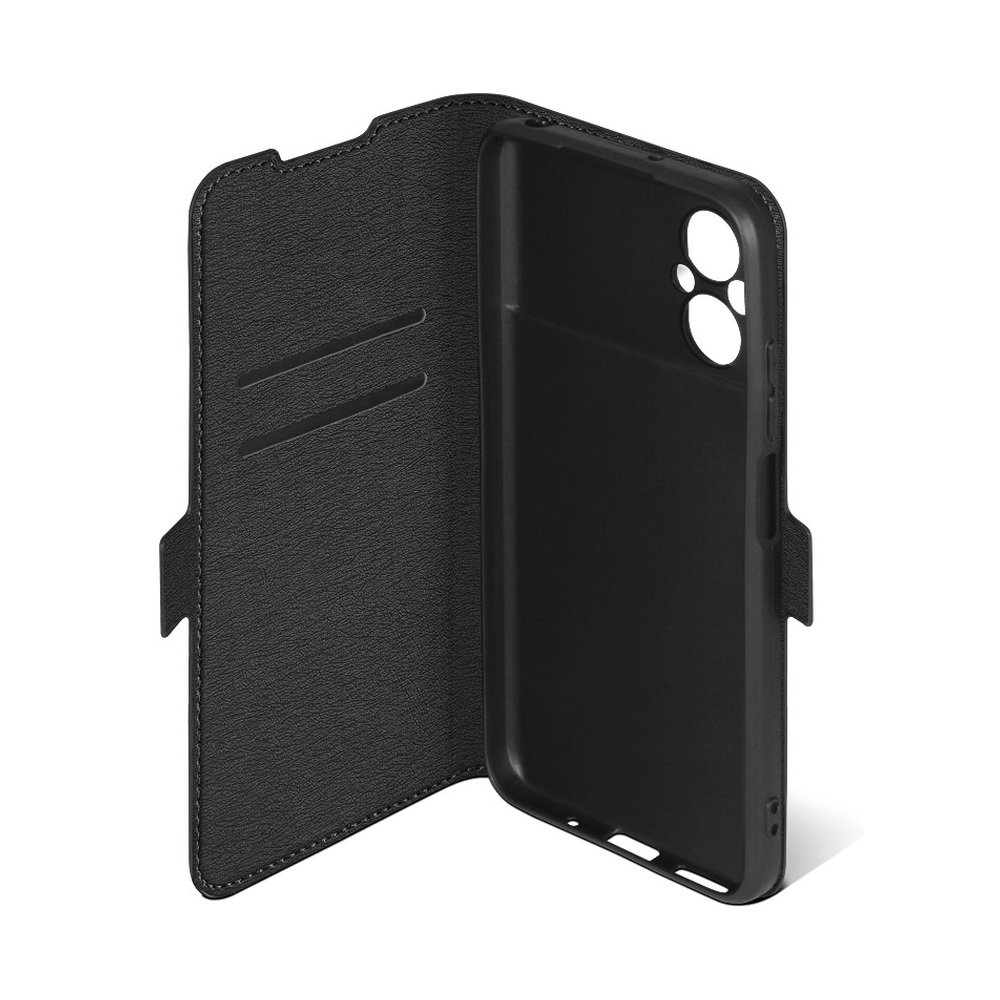 Чехол с флипом для Poco M5 DF (black)