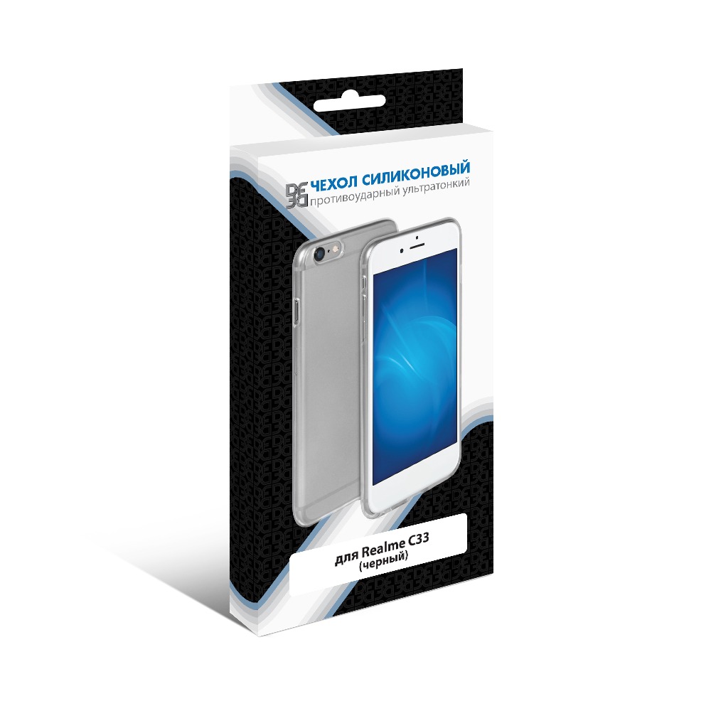 Силиконовый чехол для Realme C33 DF (black)