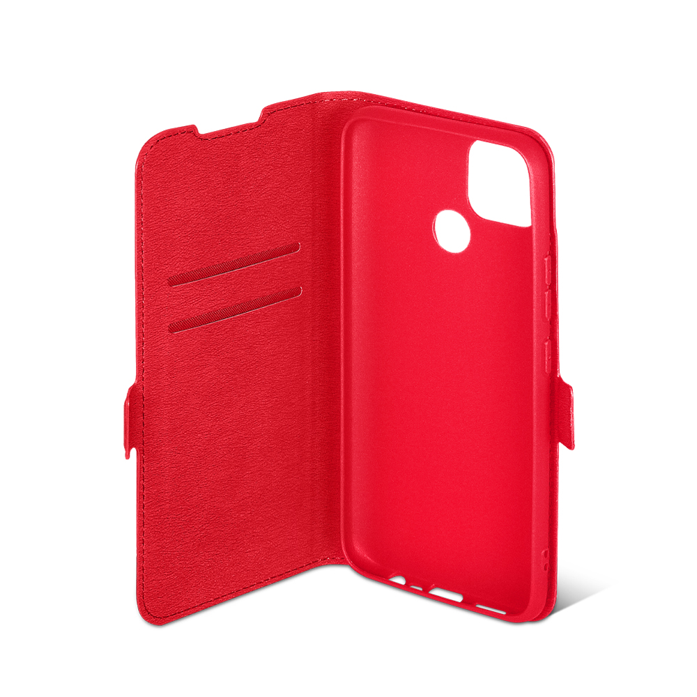 Чехол с флипом для Realme C25/C25s DF rmFlip-18 (red)