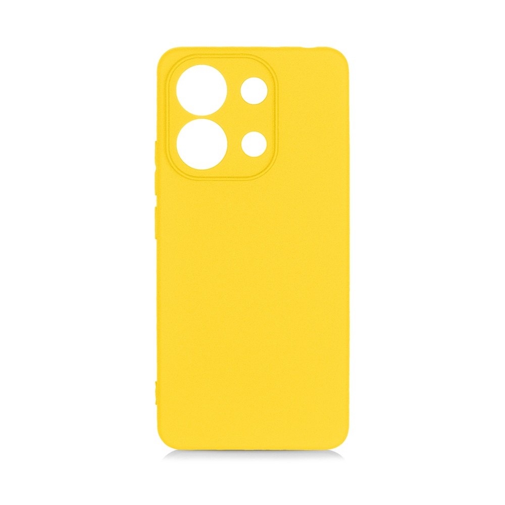 Силиконовый чехол для Xiaomi Redmi Note 13 (4G) DF (yellow)