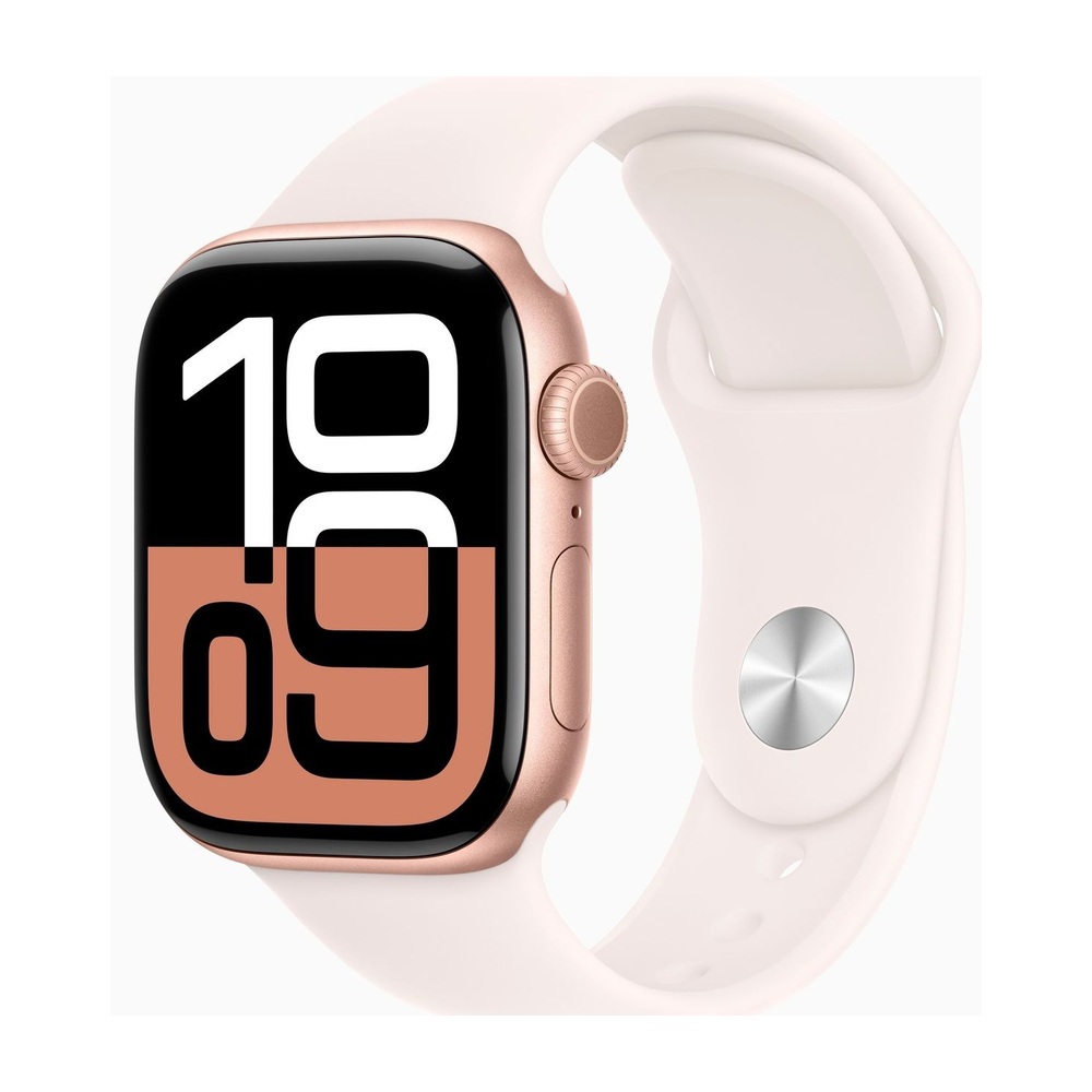 Смарт-часы Apple Watch Series 10 42mm Rose Gold Sport Band