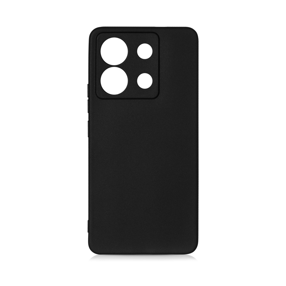 Силиконовый чехол для Xiaomi Redmi Note 13 Pro (5G)/Poco X6 (5G) DF (black)