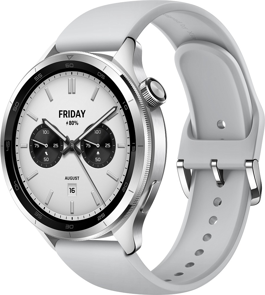 Смарт-часы Xiaomi Watch S4 (Серебристые)