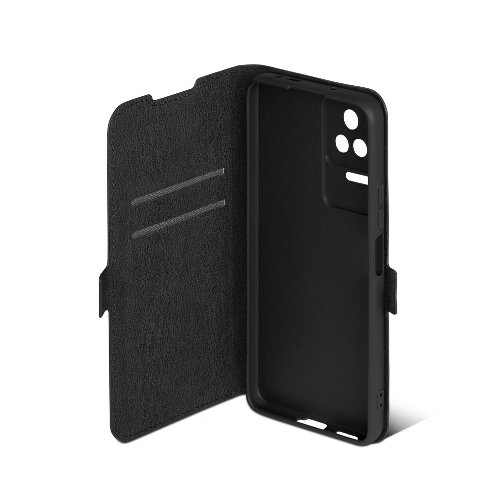 Чехол с флипом для Poco F4 (5G) DF (black)