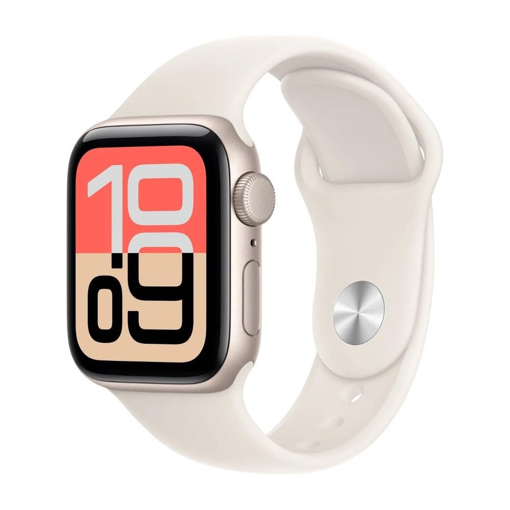 Смарт-часы Apple Watch SE 3 (2025) 40mm Starlight Sport Band (S/M)