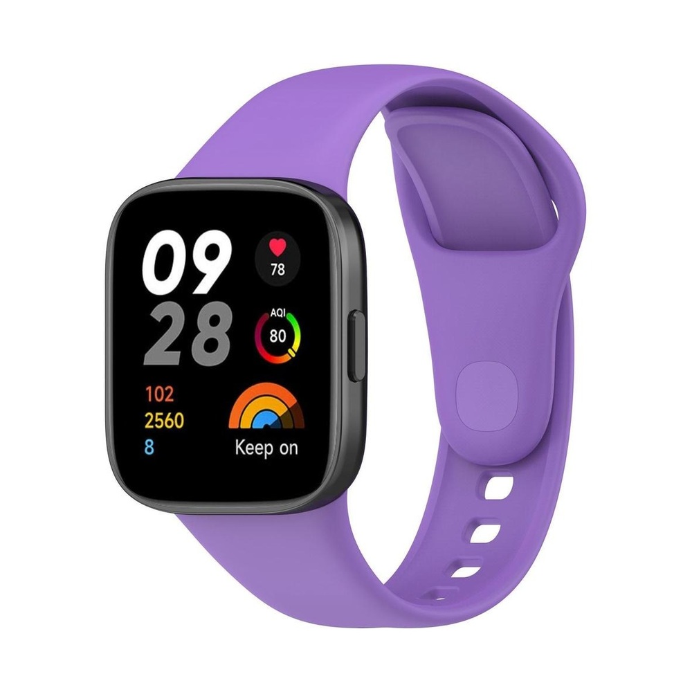 Силиконовый ремешок для Redmi Watch 3 (Фиолетовый)
