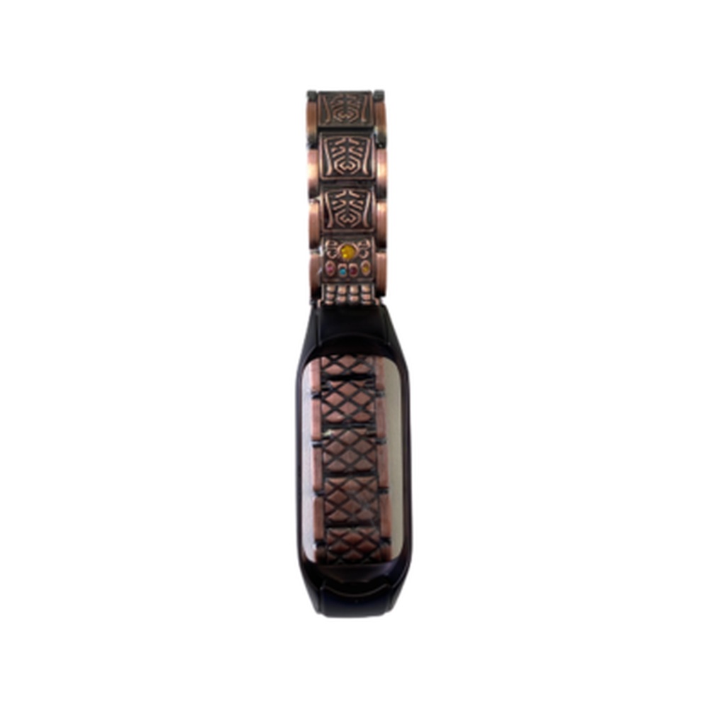 Ремешок металлический Domineering для Mi band 5 Red Bronze